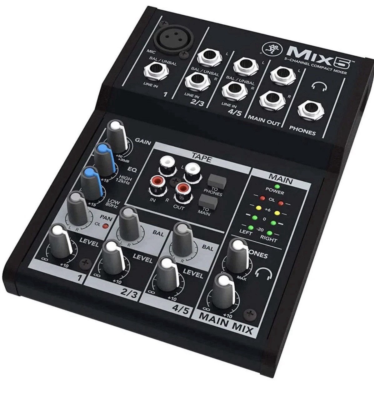 Mackie Mix Series Mix 5 5-Channel Compact Mixer - Excellent Condition
