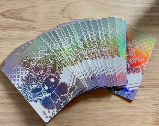Prismatic Evolutions card dividers (set of 8)