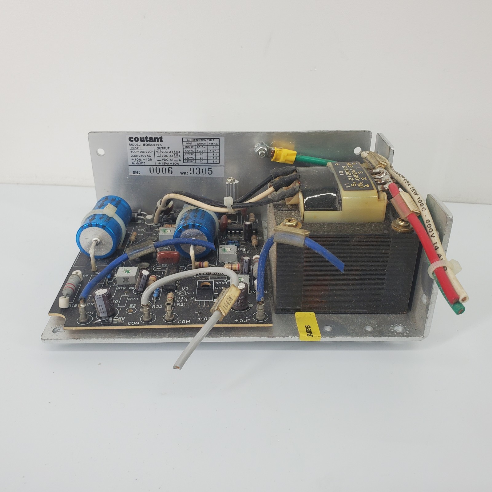 Coutant HDB 12/15 Power Supply