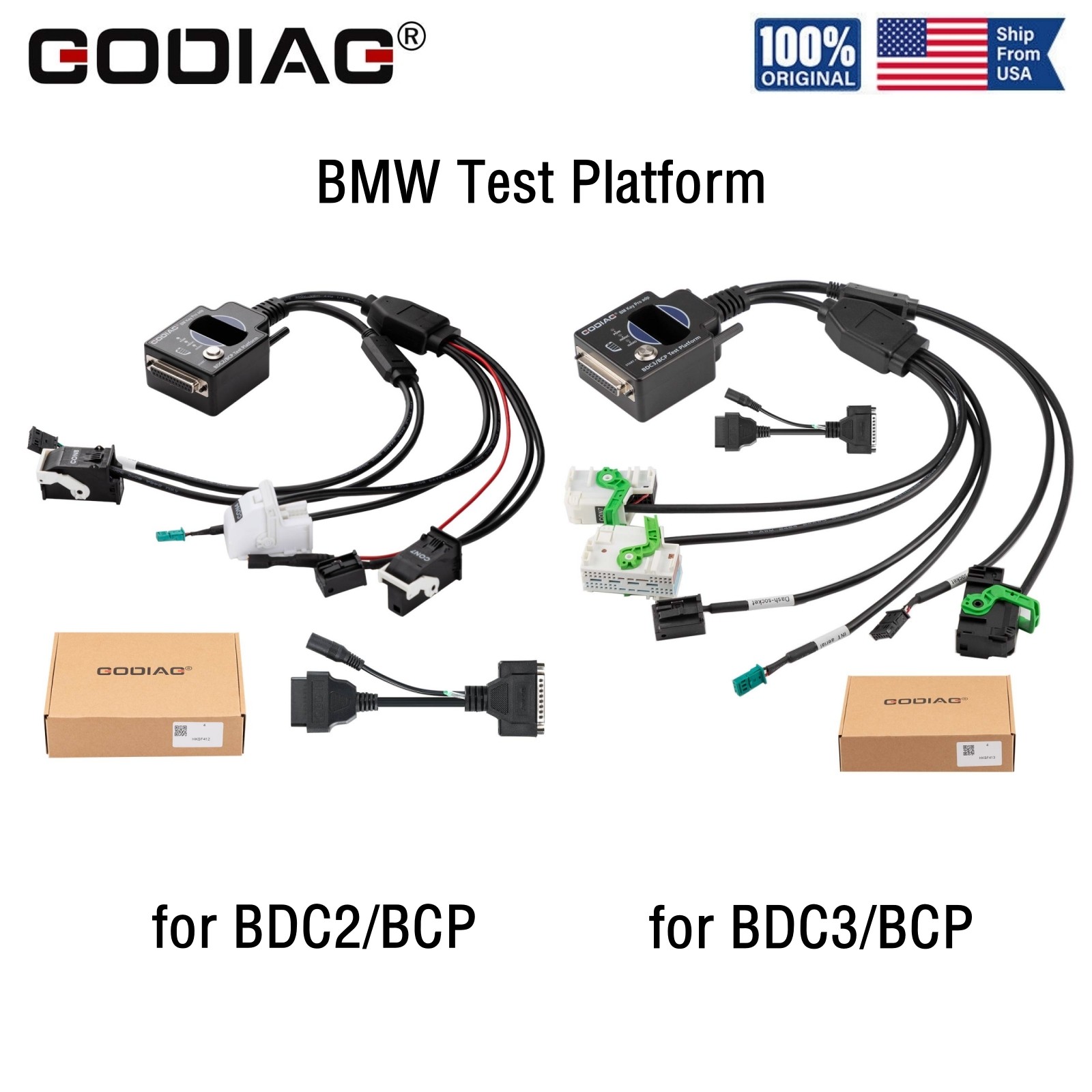 GODIAG for BMW BDC2/BCP+BDC3/BCP Test Platform for Diagnosis/Key Synchronization