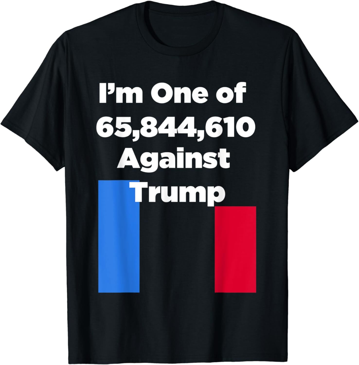 Against trump T-Shirt - Anti Donald Trump tee Small, Black