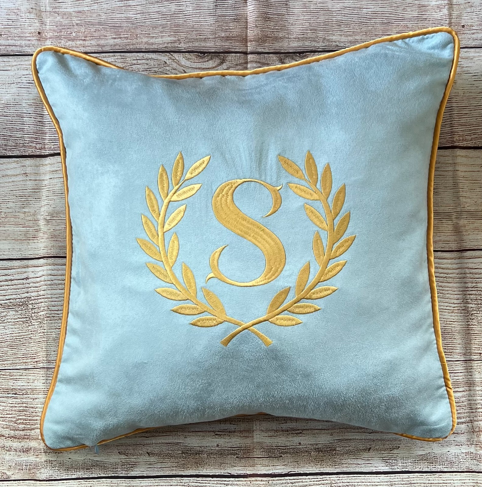 Embroidered Monogram Throw Pillow Covers, Custom Pillow Cover only, Gift Ideas