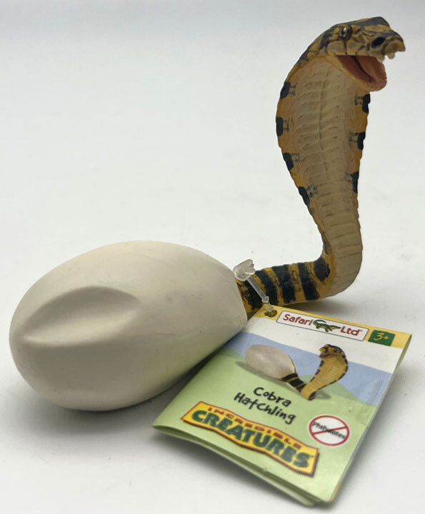 Hatching Cobra Snake - Discontinued Safari Item