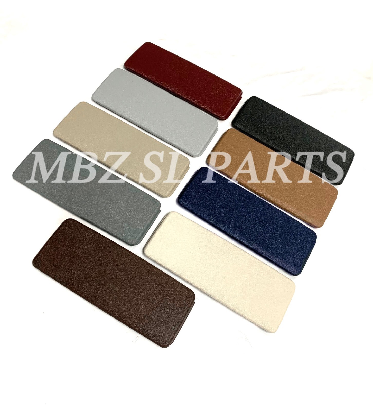 2 Mercedes R129 SL500 SL320 SL600 500SL 300SL SUN VISOR VANITY MIRRORS ALL COLOR