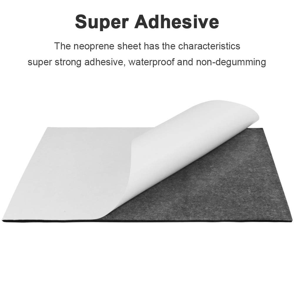 Foam Sheets with Adhesive Backing Foam Padding Neoprene Rubber Mat Closed Cel...
