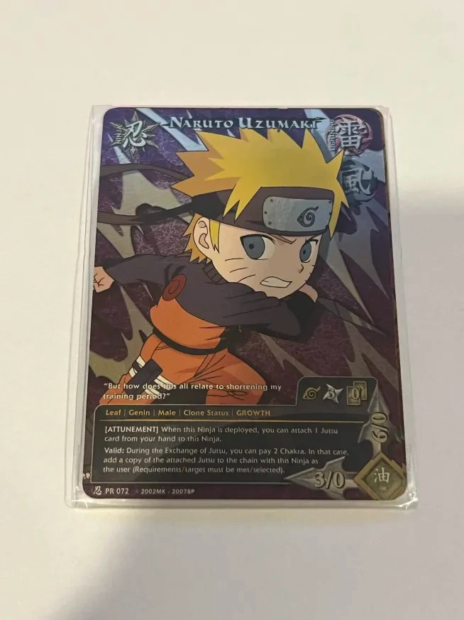 SEALED Naruto Uzumaki PR 072 & Kakashi Hatake PR 071 Promo Naruto CCG Bandai