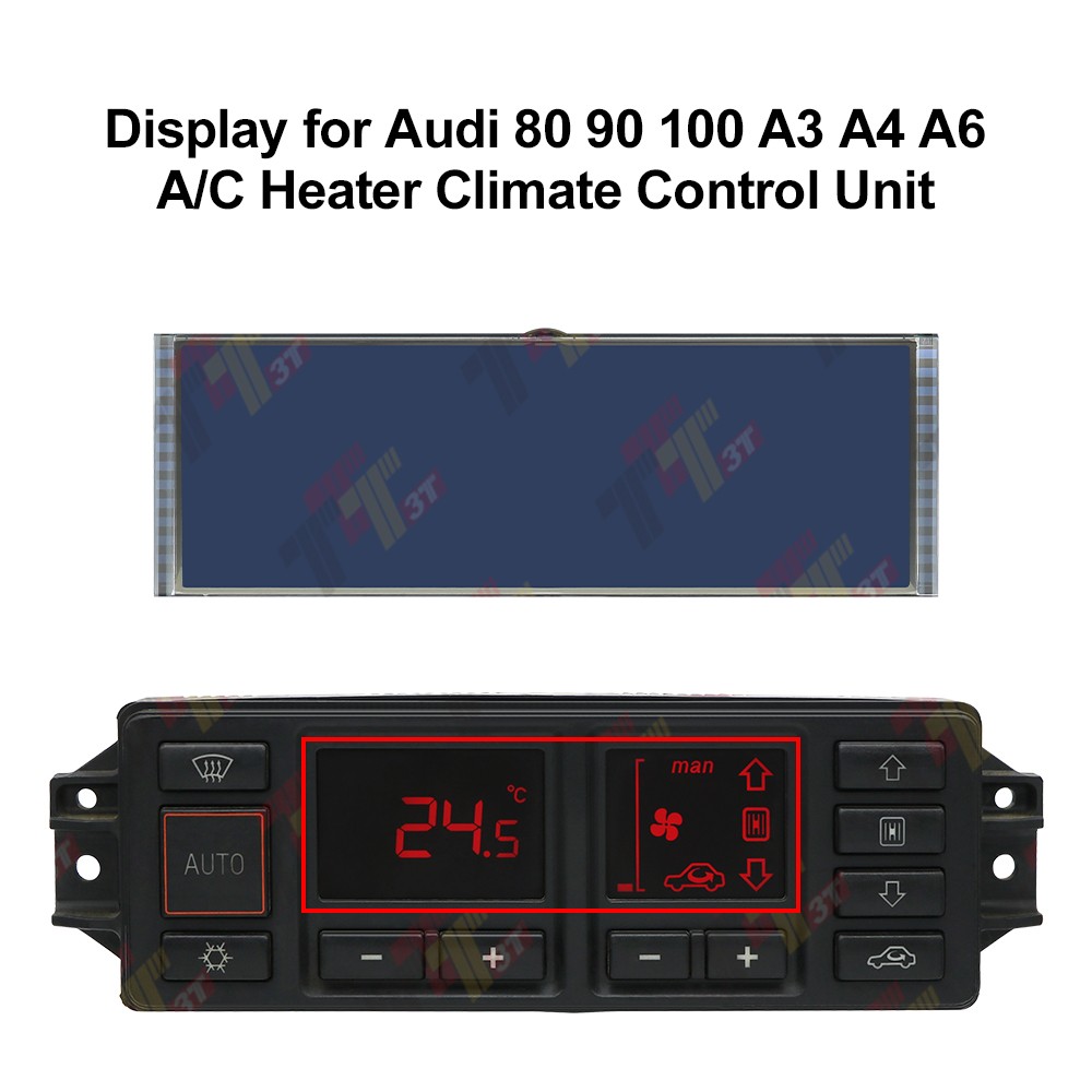 Display for Audi 80 90 100 A3 A4 A6 A/C Heater Climate Temperature Control Unit