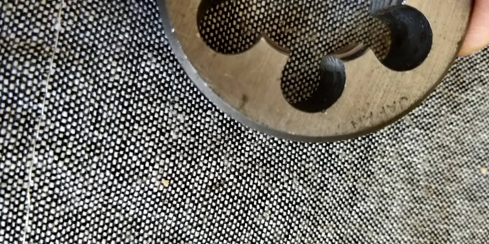 1"-14 NS Thread Die split adjustable HSS 2" diameter JAPAN