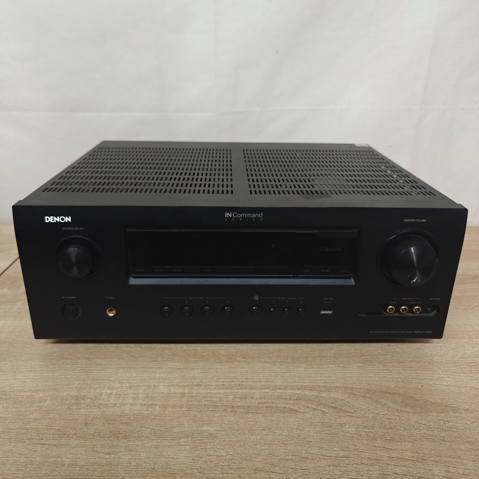 Denon AVR-2112CI 7.1 Ch Network HDMI ARC Home Theater Receiver Only NO REMOTE