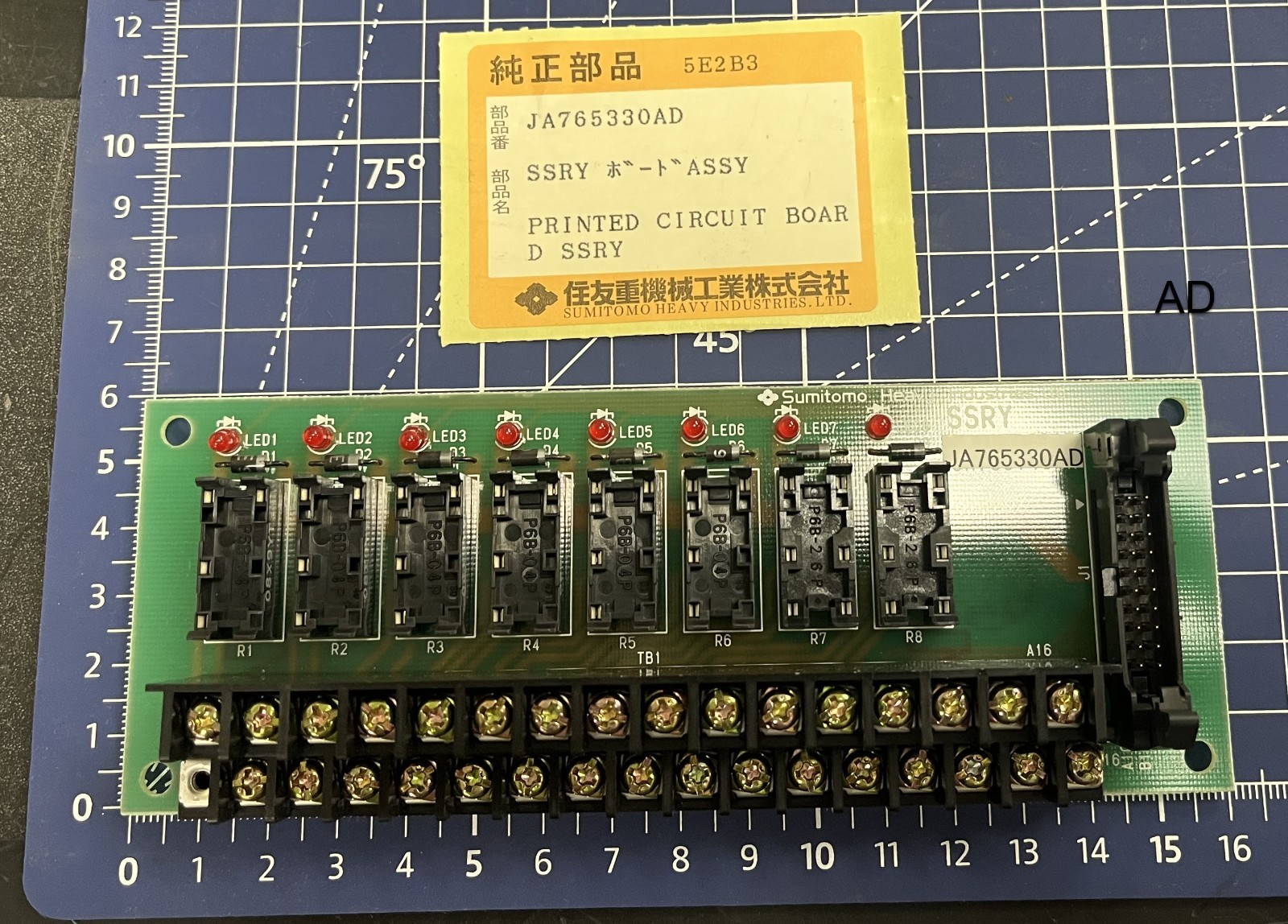 Sumitomo Heavy Industries JA765330AD Printed Circuit Board SSRY