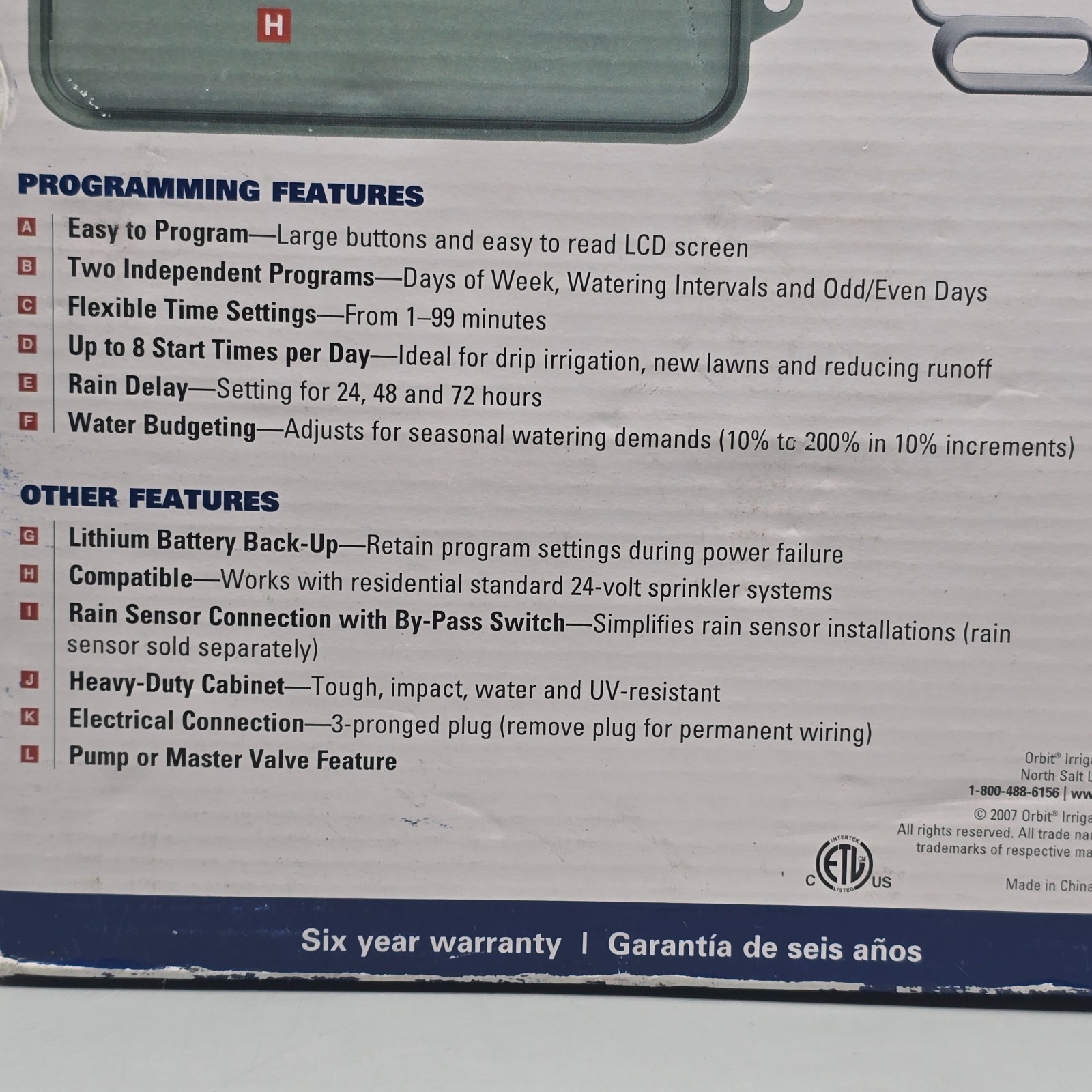 New Orbit 57883 Super Dial 12 Station Sprinkler Timer Controller