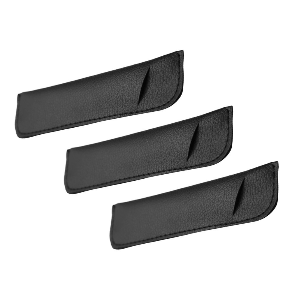 3Pcs Round Tuning Fork Storage Pouches Tuning Fork Storage PU Containers