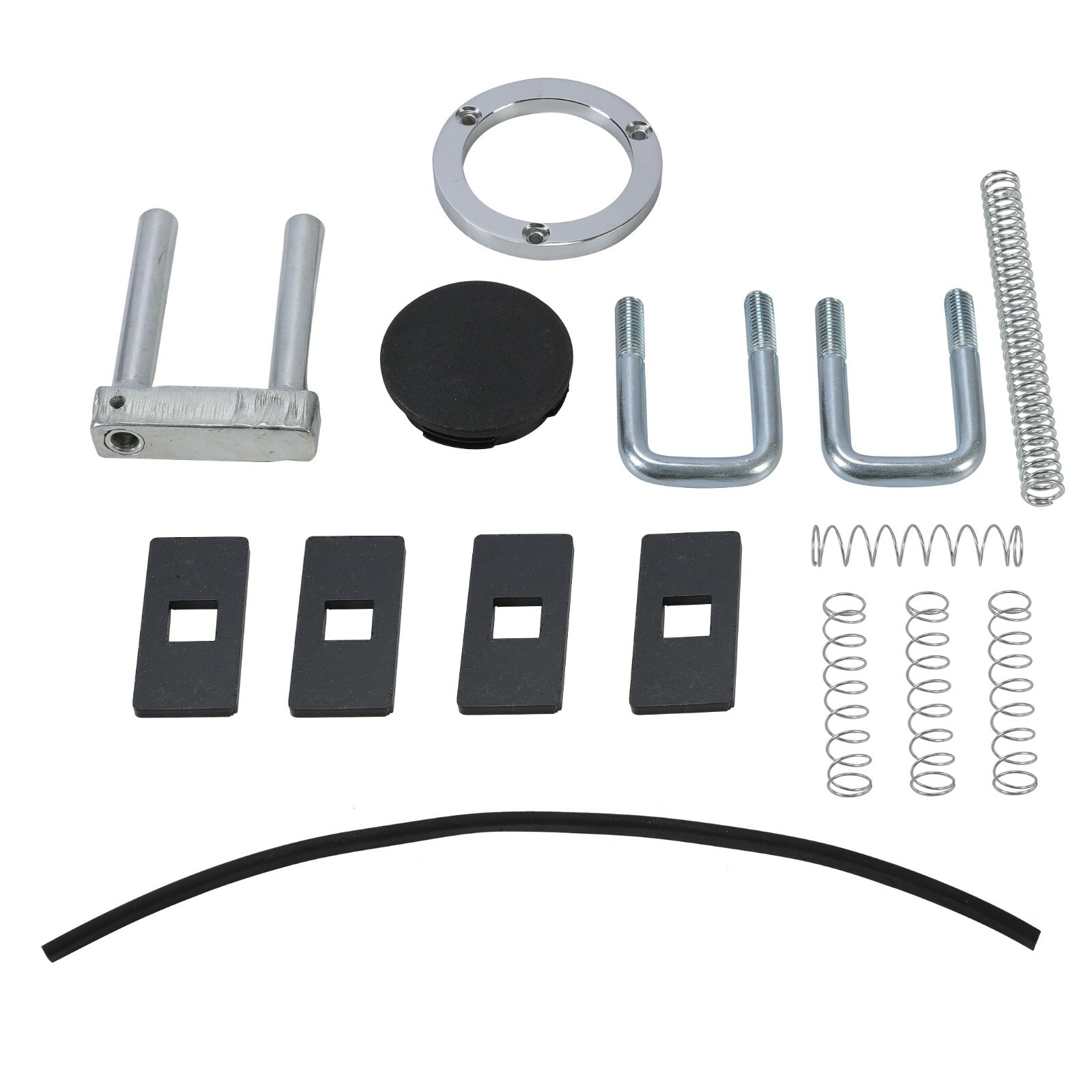 For Ford F150 2015-2020 30,000 lbs Double Lock Gooseneck Trailer Hitch Kit Black