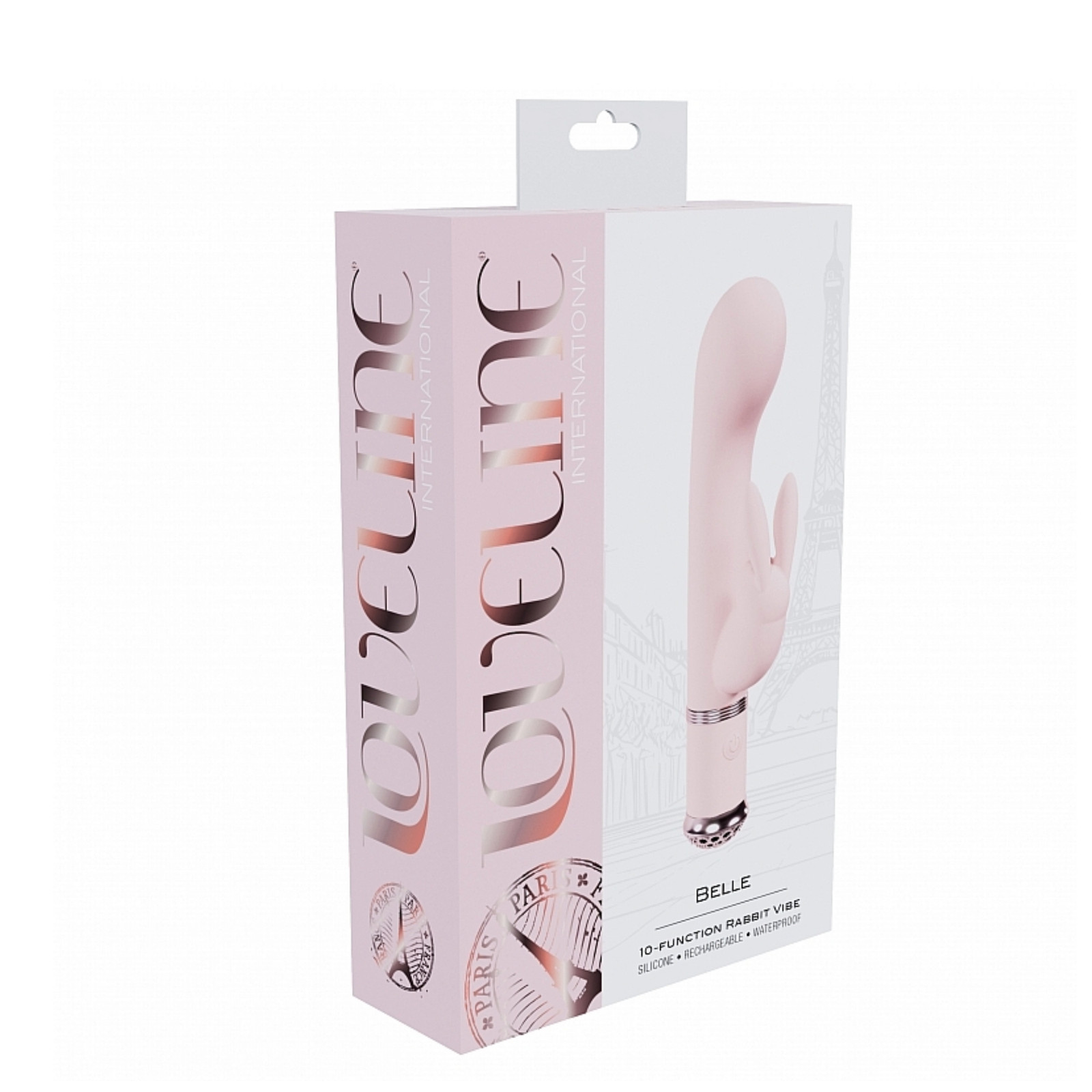 Silicone Rechargeable Rabbit Vibrator Waterproof G-spot Clitoris Stimulator