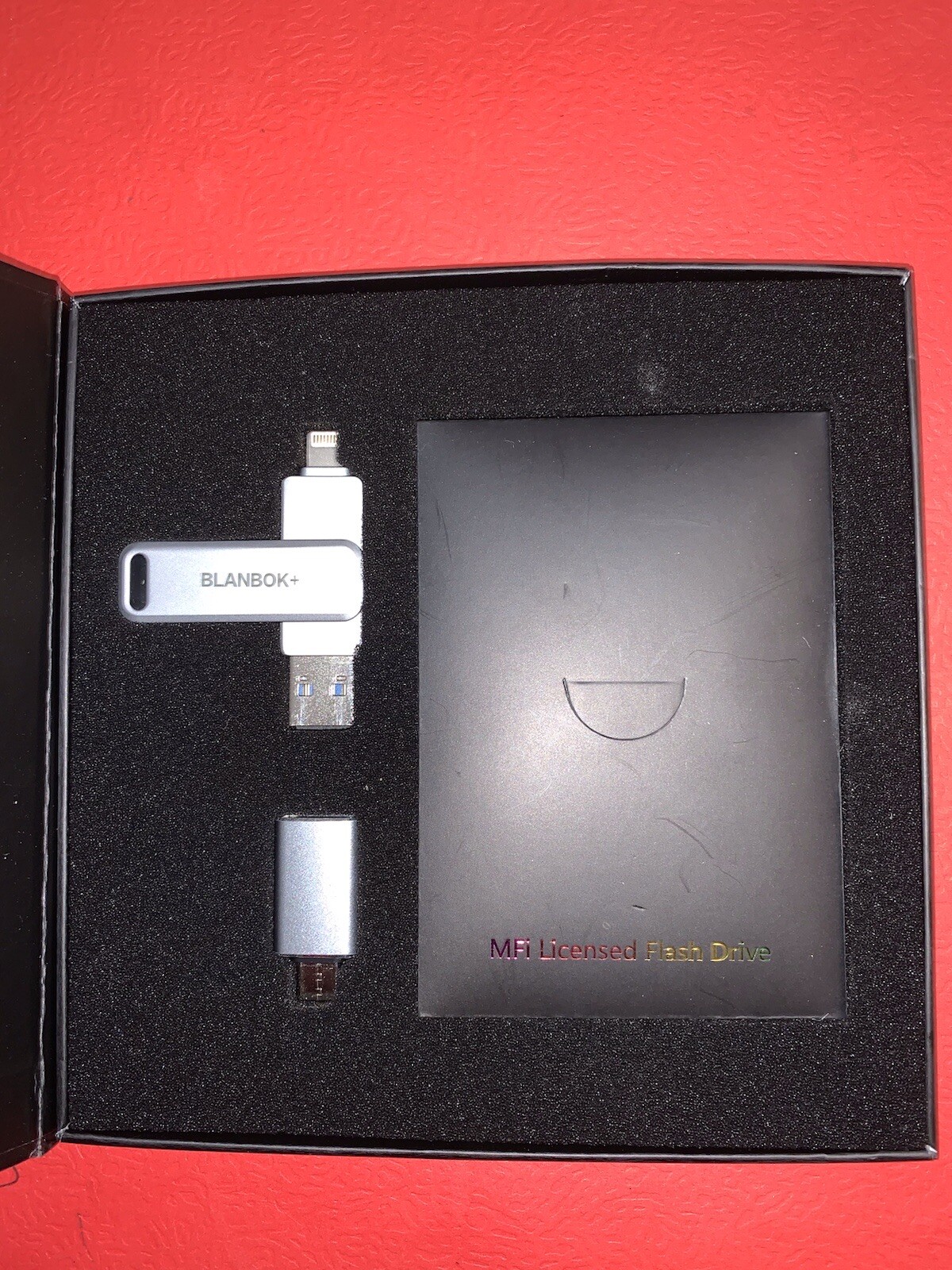 BLANBOK+ MFi Certified 243 Gb Photo Stick iPhone  Flash Drive,USB Memory Stick