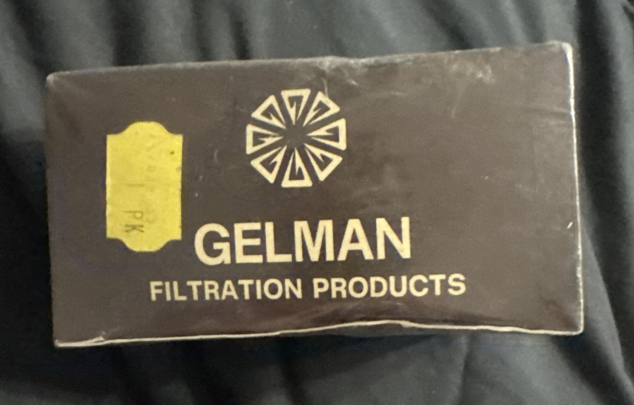 PALL Gelman - 63025 GA-8 Metricel Membrane Filters 47mm 100/box (NEW in BOX)