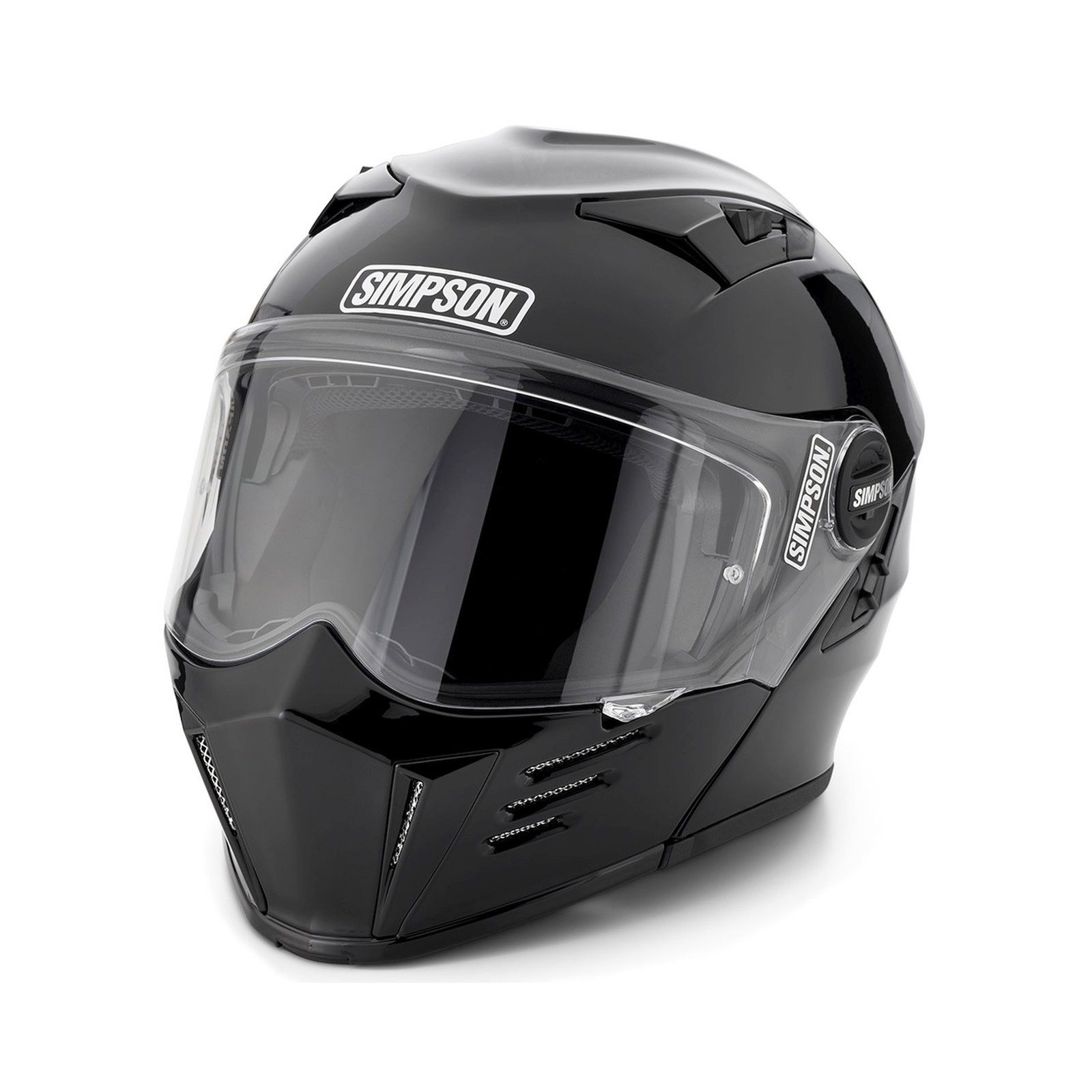 Simpson Motorcycle M59XL2 Mod Bandit Helmet Adult XL Black