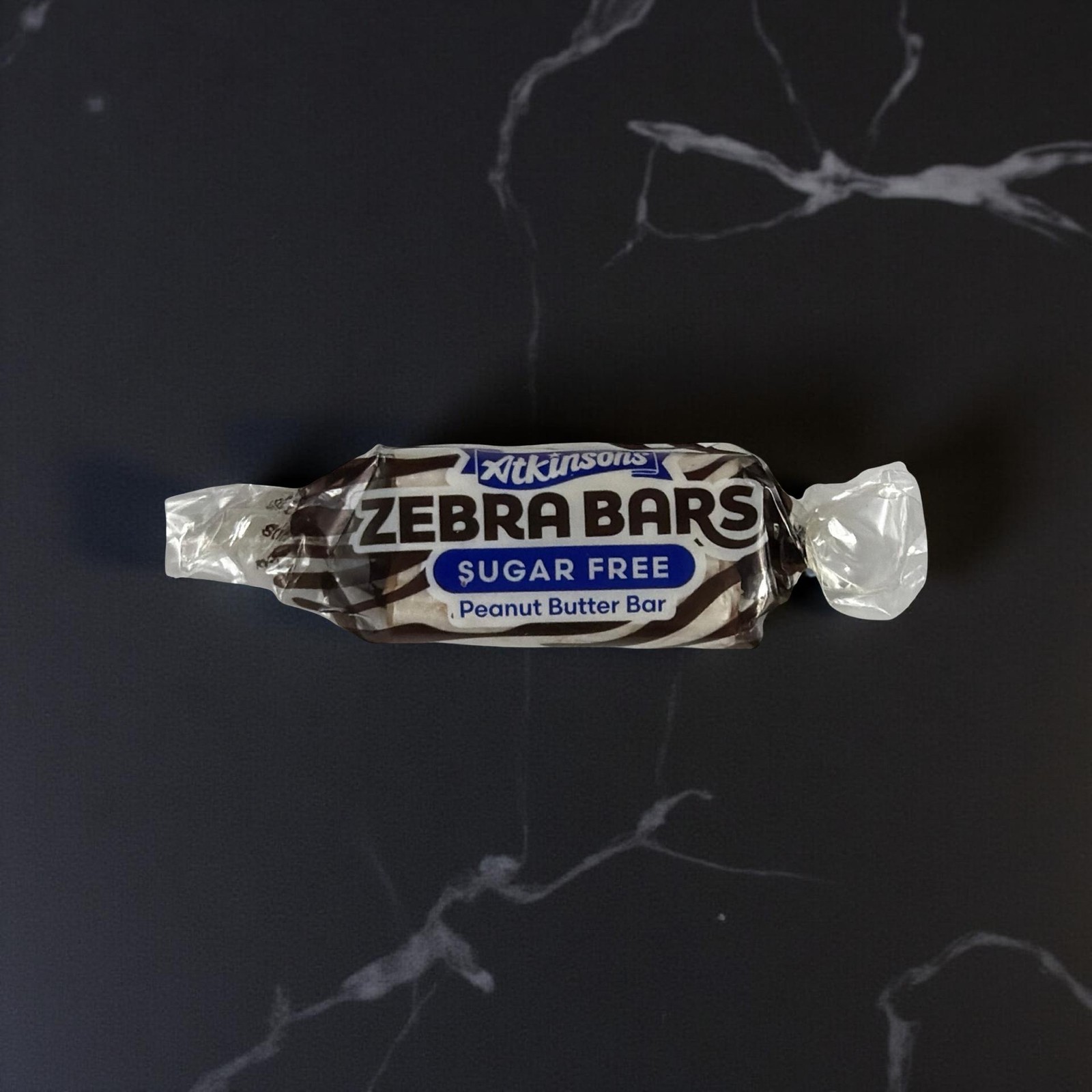 Atkinson Zebra Peanut Butter Bars Sugar Free 1lb