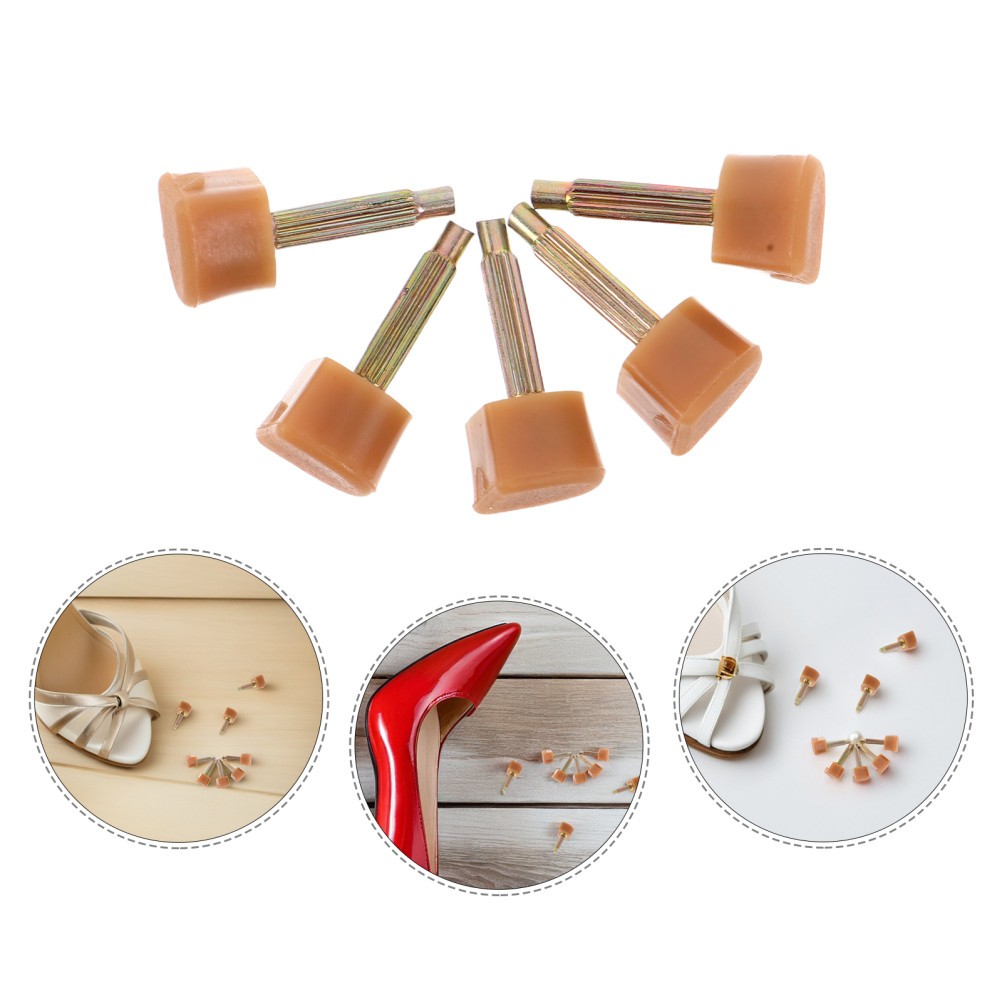 20pcs High Heel Replacement Tips U Shape Heel Repair Caps Shoes Repair Tool