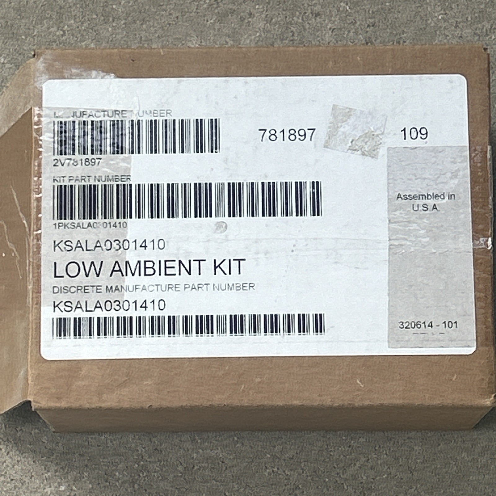 Low Ambient Pressure Switch Kit  KSALA0301410  NEW assembled in USA