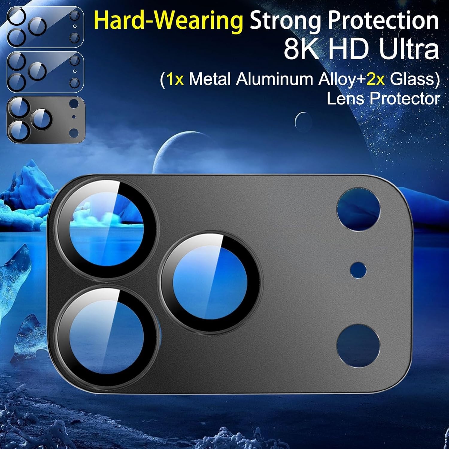 Ferilinso Auto-Dust-Install 3 Pack Privacy Screen Protector for iPhone 17 Pro Ma