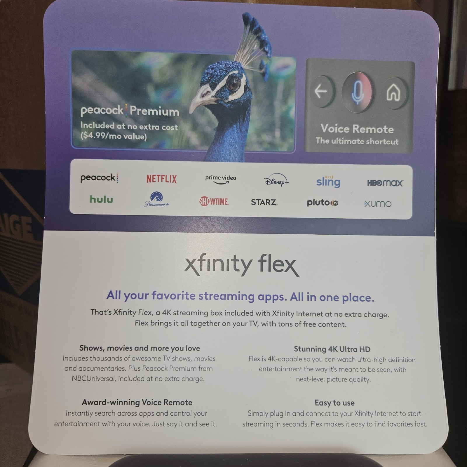 Xfinity Flex 4k Streaming Box