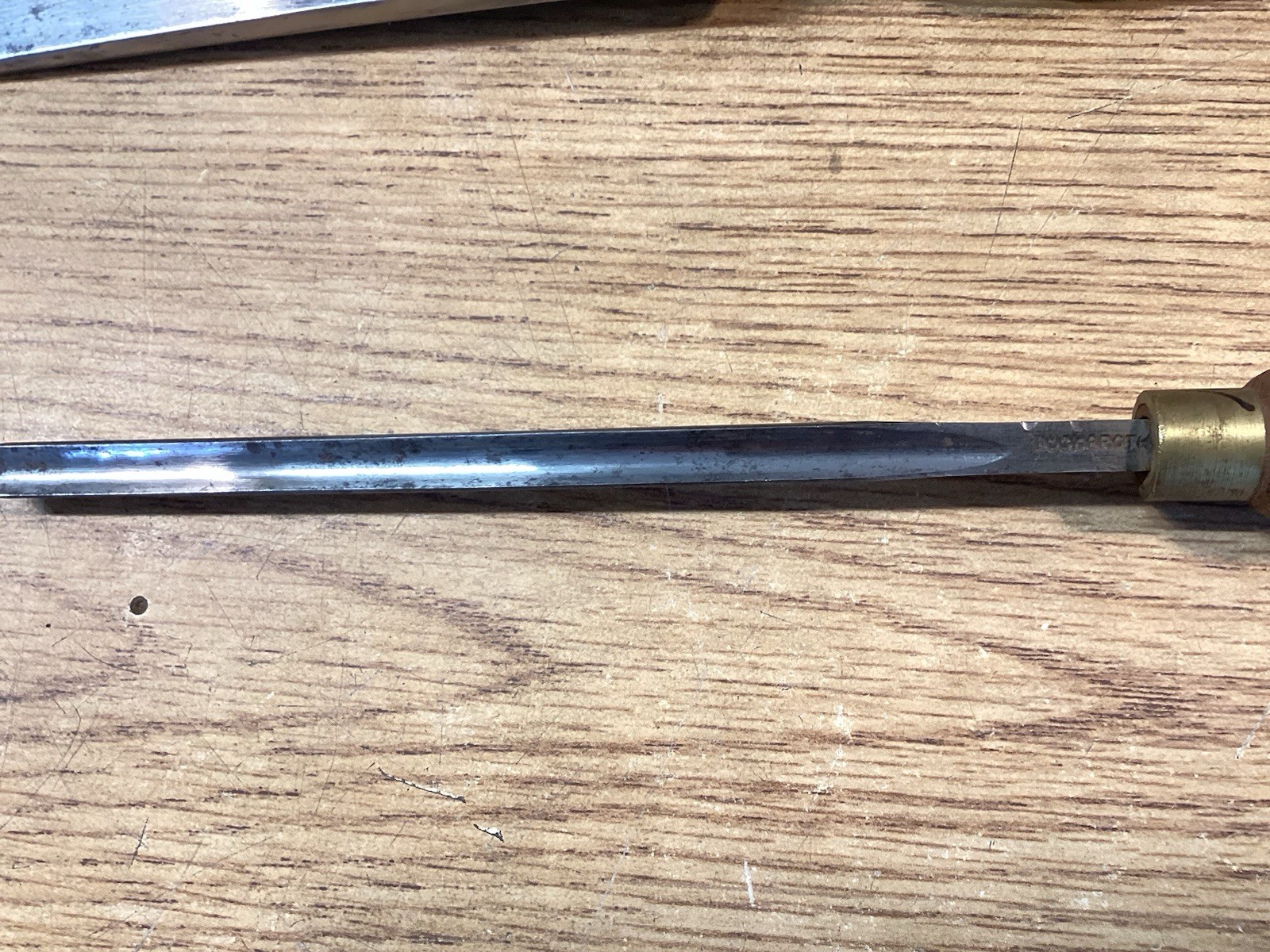 Nice Set Of 6 Vintage Giant Buck Bros Lathe Chisels Gouges Tuning Tools