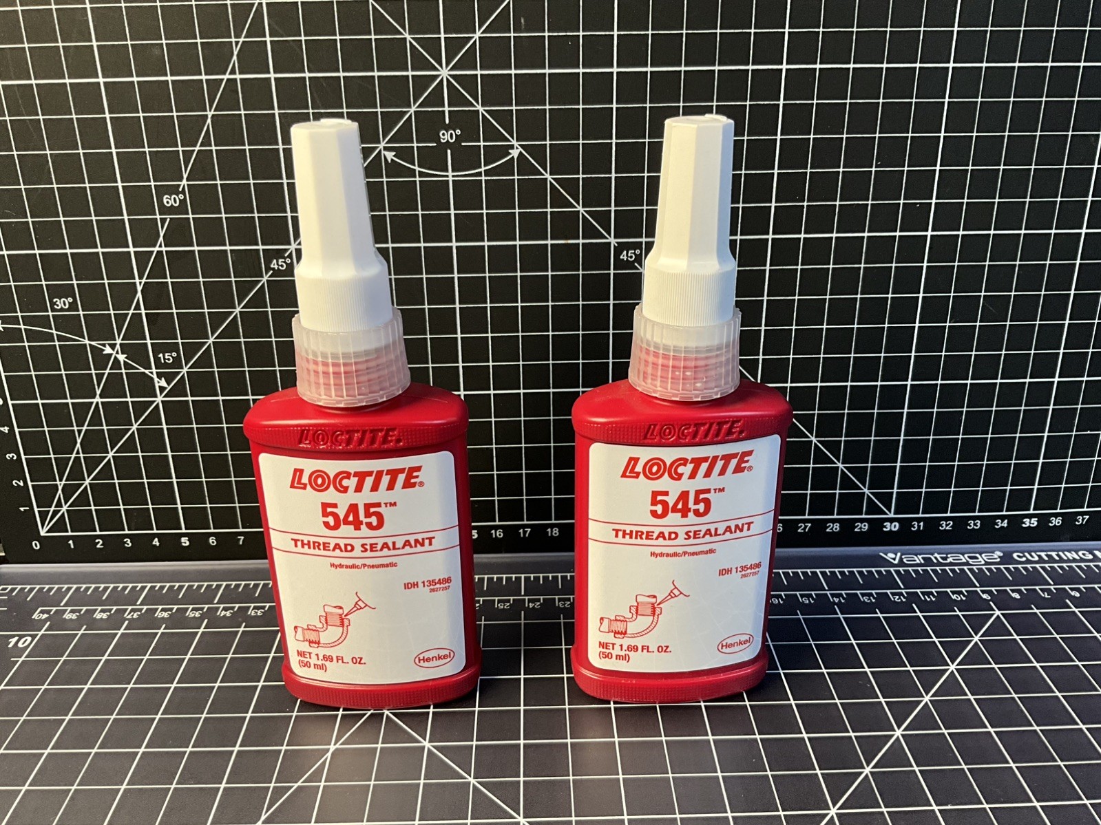 X 2 Bottles Loctite 545 50mL Thread Sealant