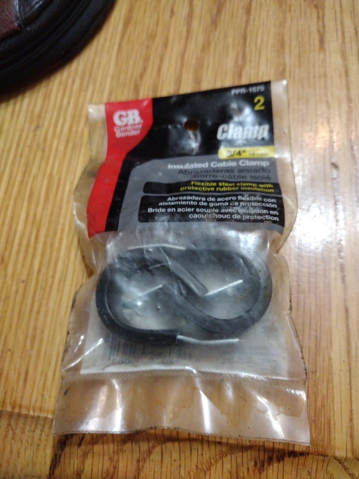 Gardner Bender  3/4 in. Dia. Steel  Cable Clamp  2pk