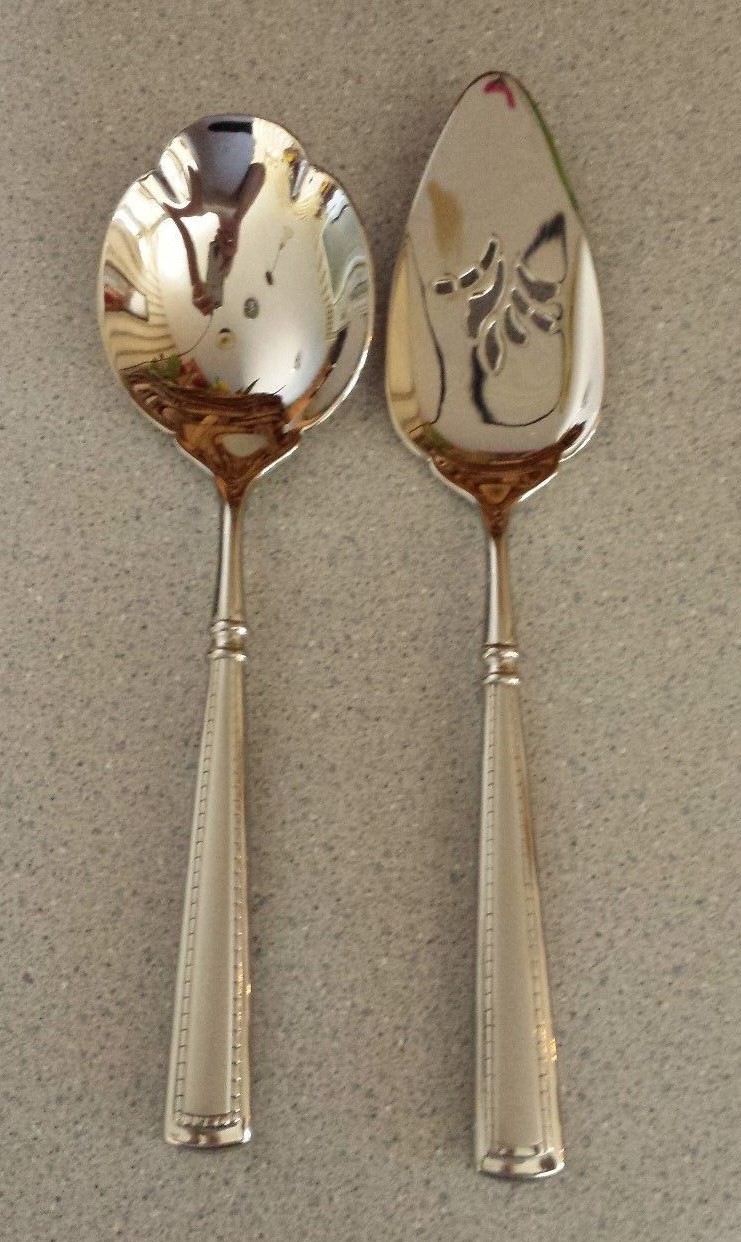 COUPLET Oneida Stainless Flatware 2 Piece Serve Set MINT IN BOX NEW!