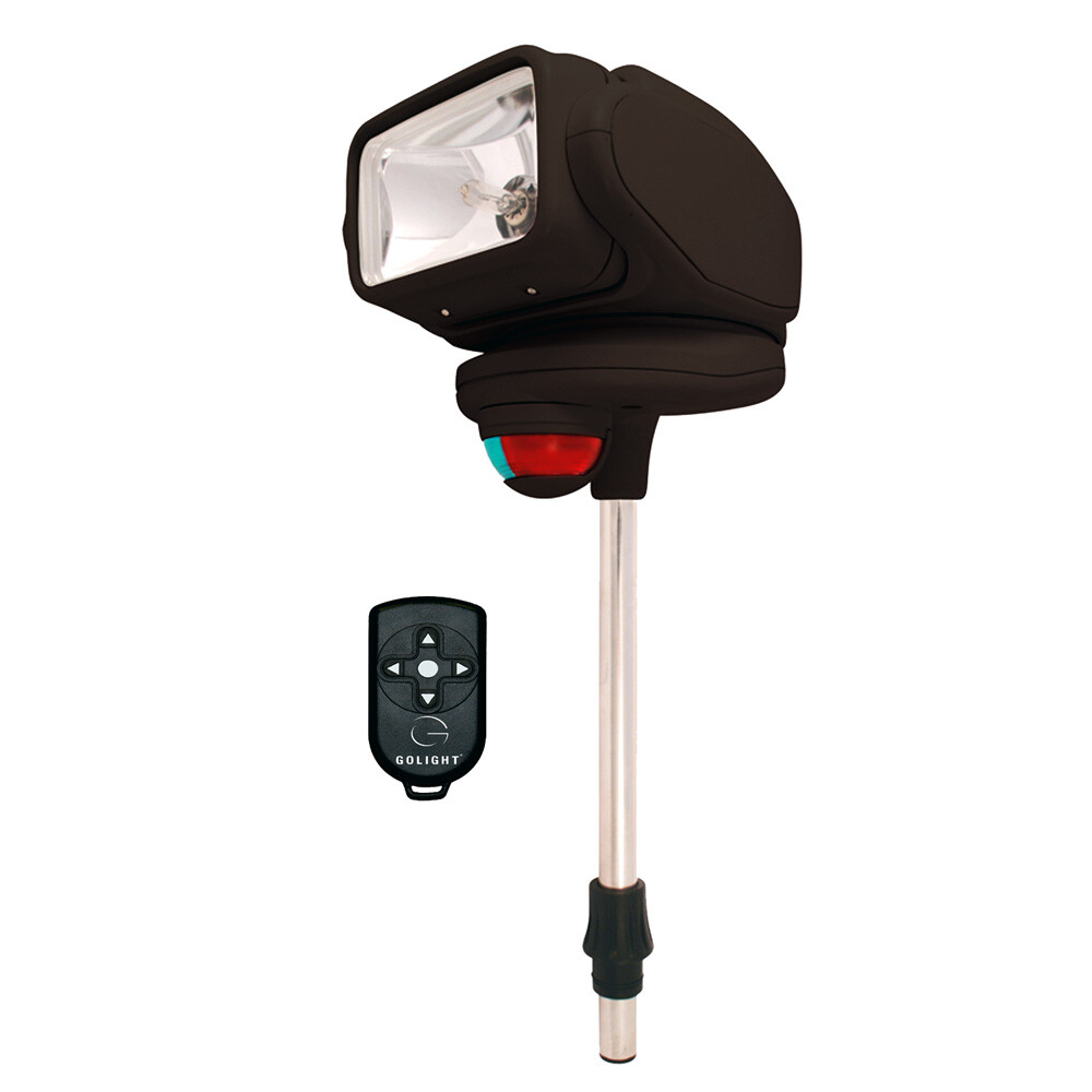 Golight Inc 2151 Gobee Halogen Stanchion Mount W Nav Lights Wireless Remote