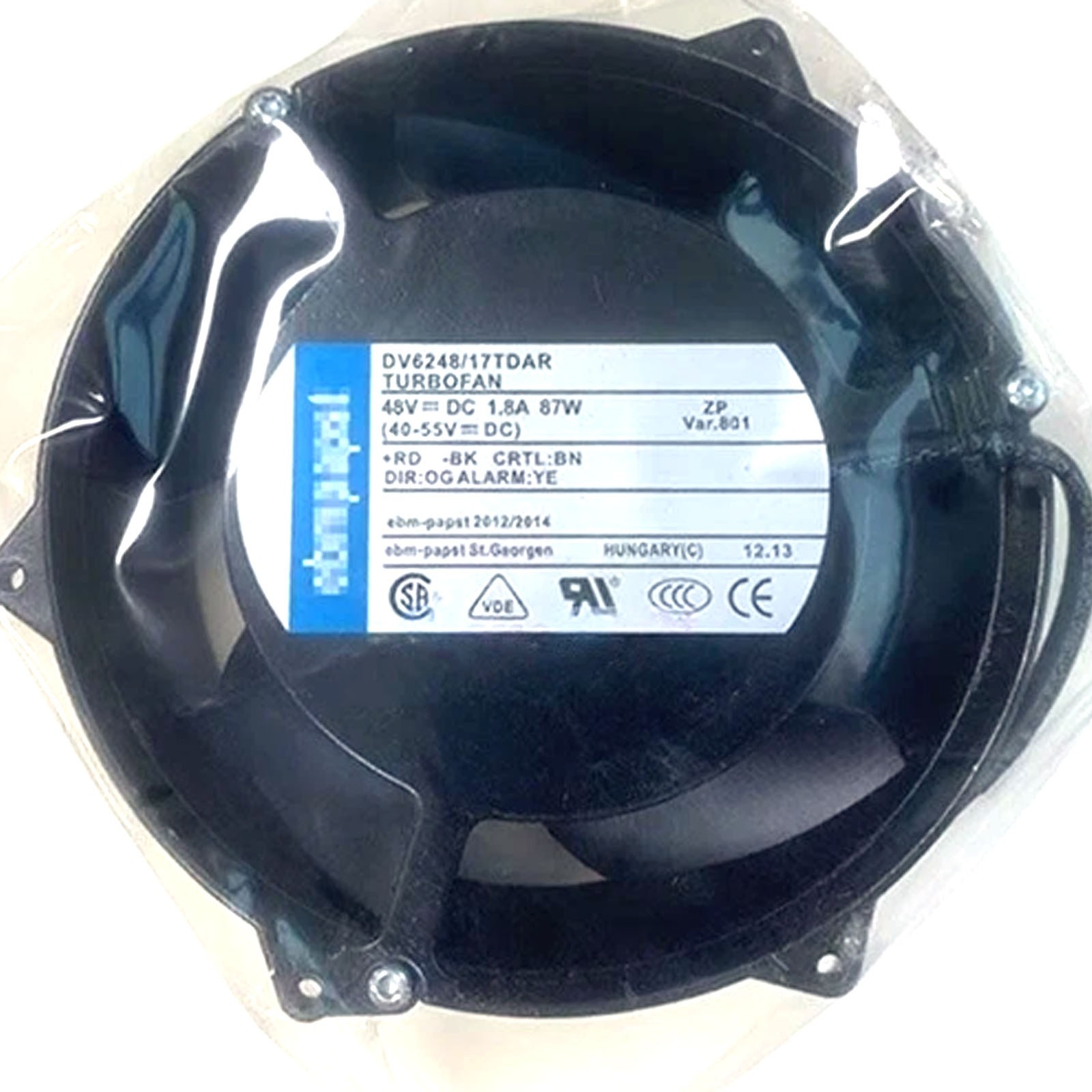 1PCS Brand New DV6248/17TDAR Cooling Fan 17251 DC48V 1.8A 87W 17.2CM 5Pin