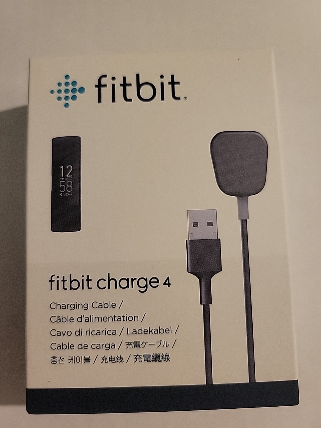 Fitbit Charge 4 USB Charging Cable - Black NEW w/ FREE SHIPPING