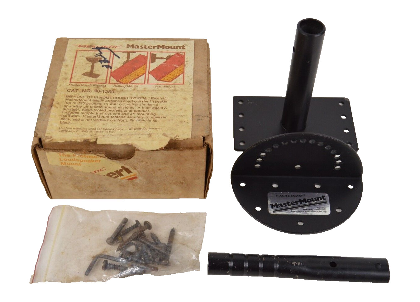 Realistic MasterMount Wall Ceiling Mount for Vintage Speakers 40-1250 Master