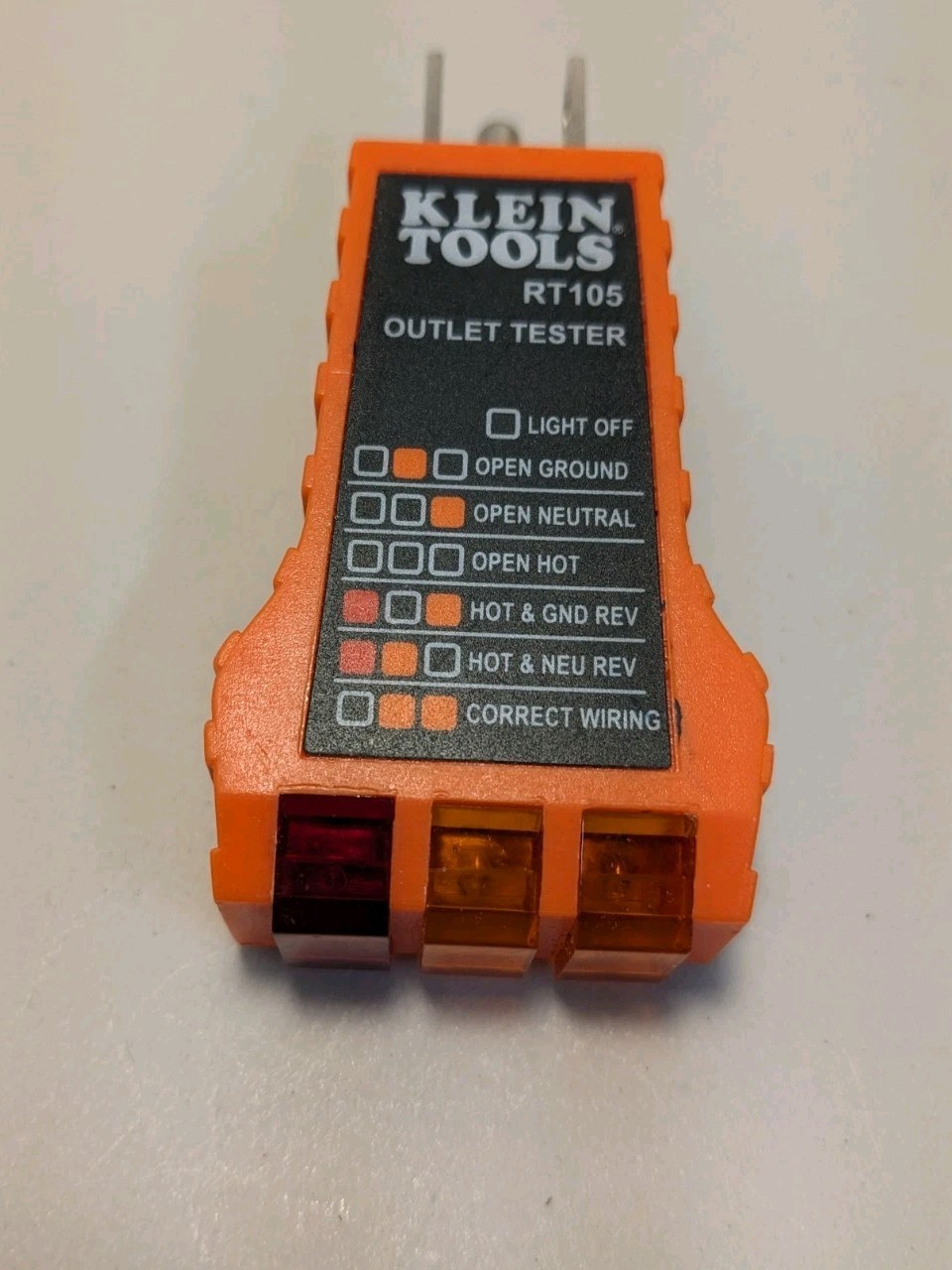 Klein Tools Outlet Tester Model RT105