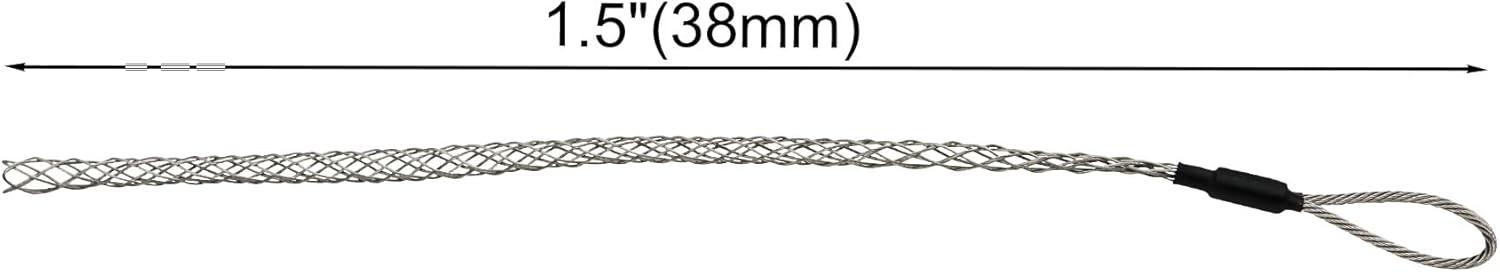 1 Pack Cable Pulling Grip, Electrical Wire Puller Socks, Stainless Steel Mesh Sl