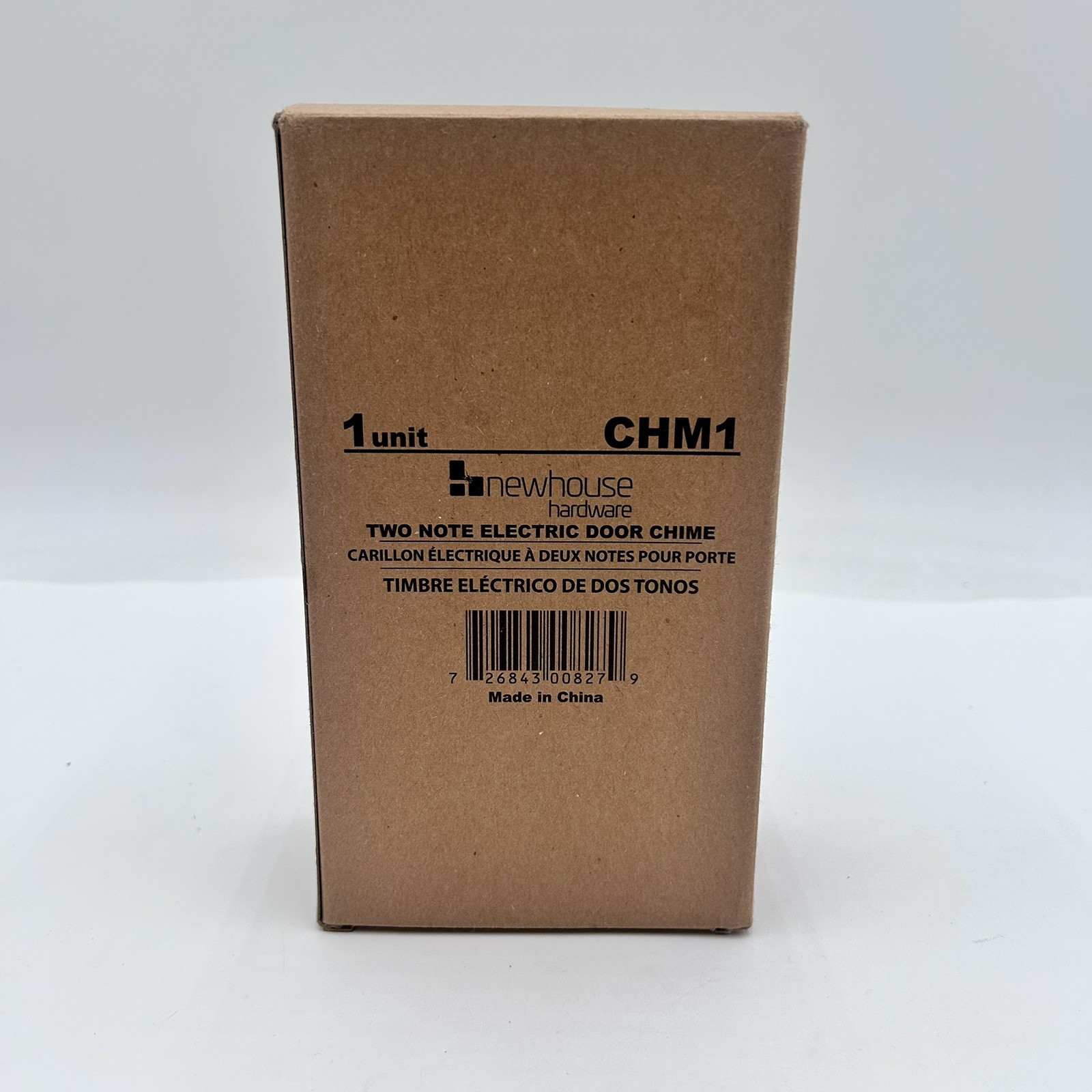 Newhouse Hardware CHM1 Door Bell Chime White 2 Note Electric Door Chime