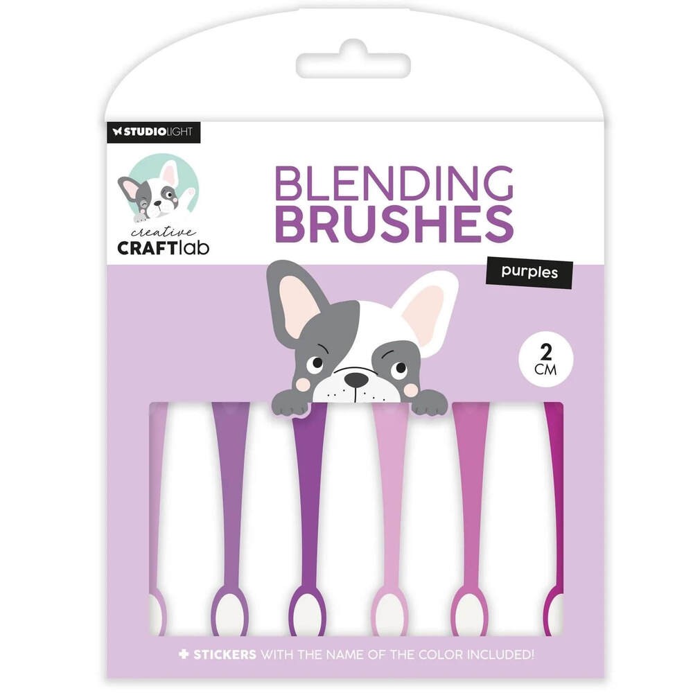 Creative Craftlab Essentials Blending Brushes 2cm Soft Brush - Purples
