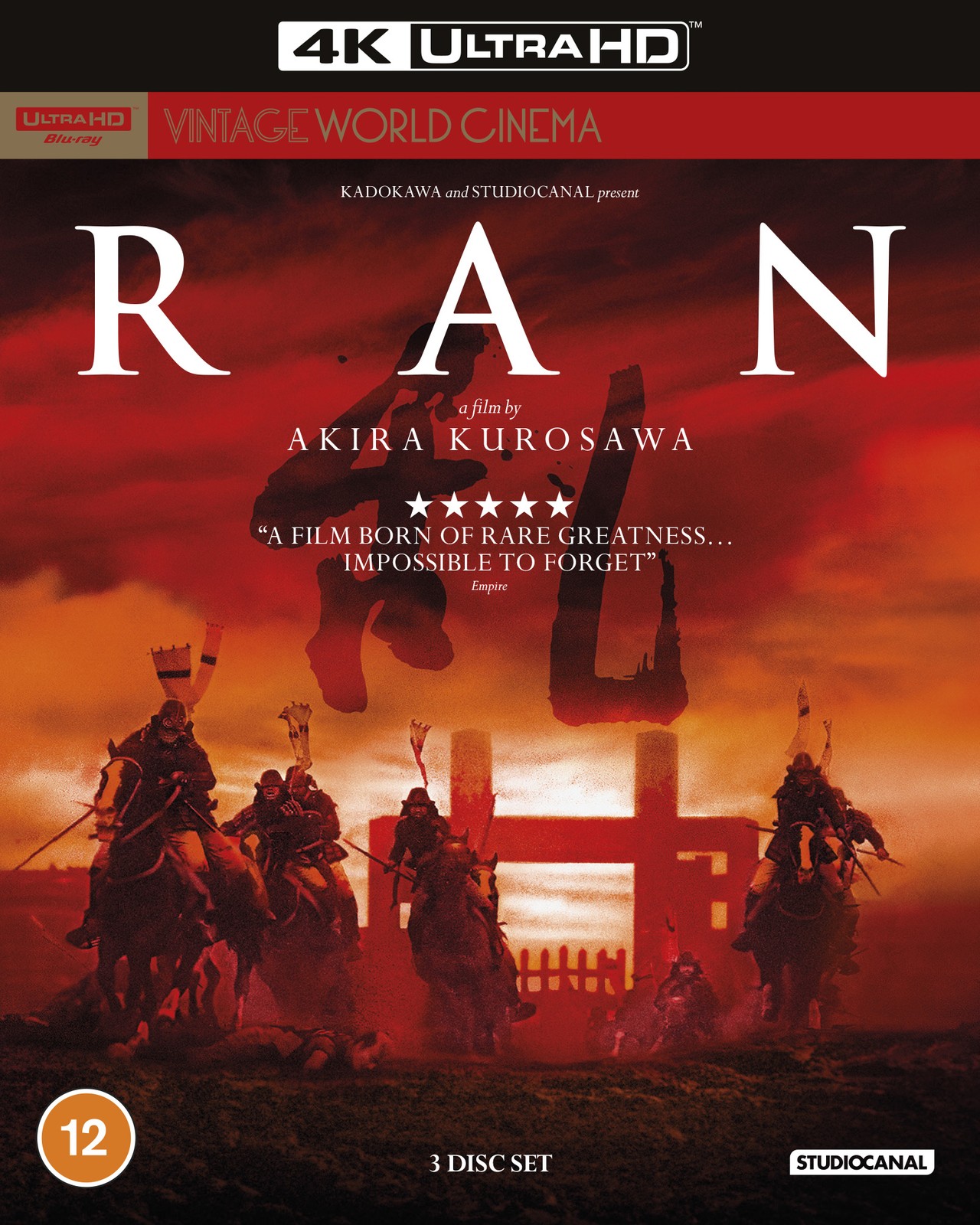 Ran (4K UHD Blu-ray) (UK IMPORT)