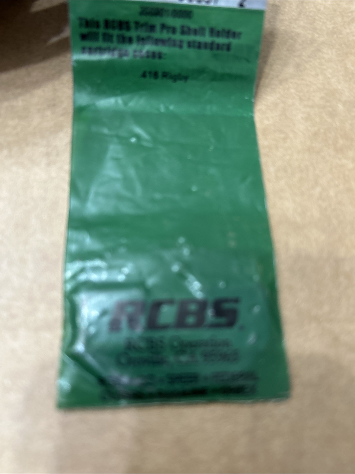 RCBS TRIM PRO SHELL HOLDER # 37, 90337, 416 RIGBY