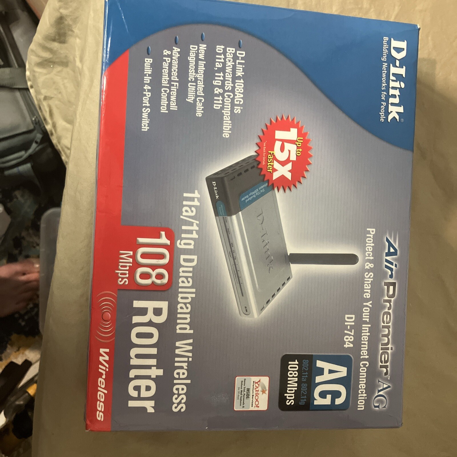 D-Link DI-784 Wireless 108AG Router