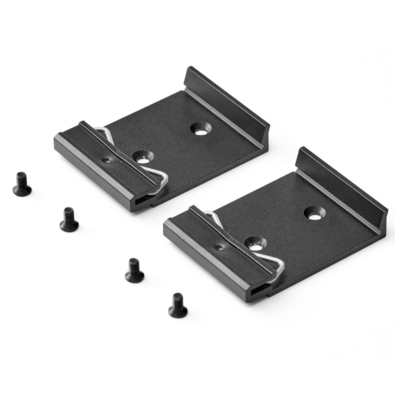 2 PCS DIN Rail Mount Clip 42mm Width Universal Mounting Bracket Clamp Switch