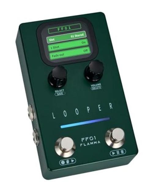 Looper Guitar Pedal, FF01 Looper Pedal with 40 Slots 160 Mins Looping Time,