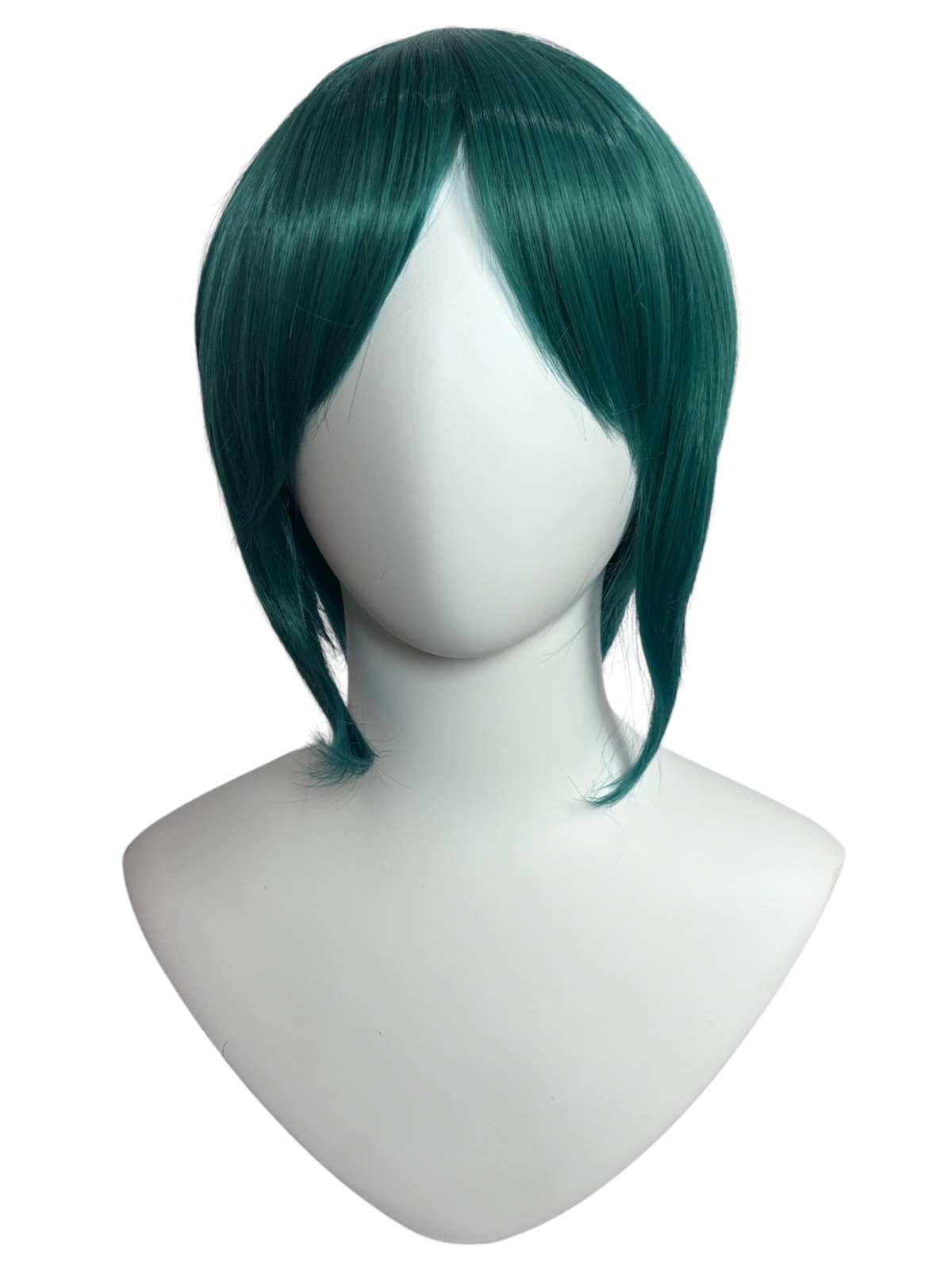 12'' Bob Cut Short Viridian Teal Blue Green Synthetic Hotaru Wig Cosplay