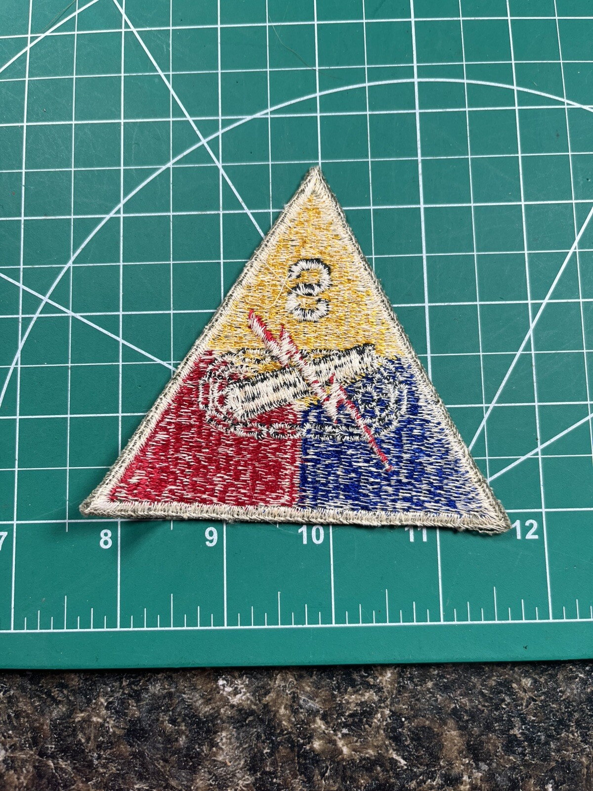 WWII Armored School Patch WW2