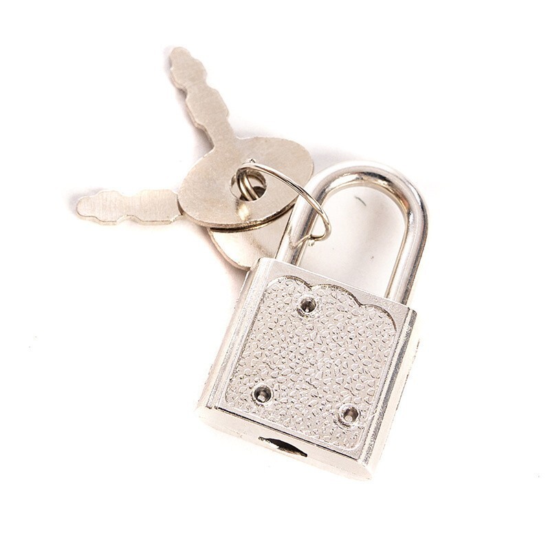20sets Metal Small Square Padlock with Keys MINI Padlocks