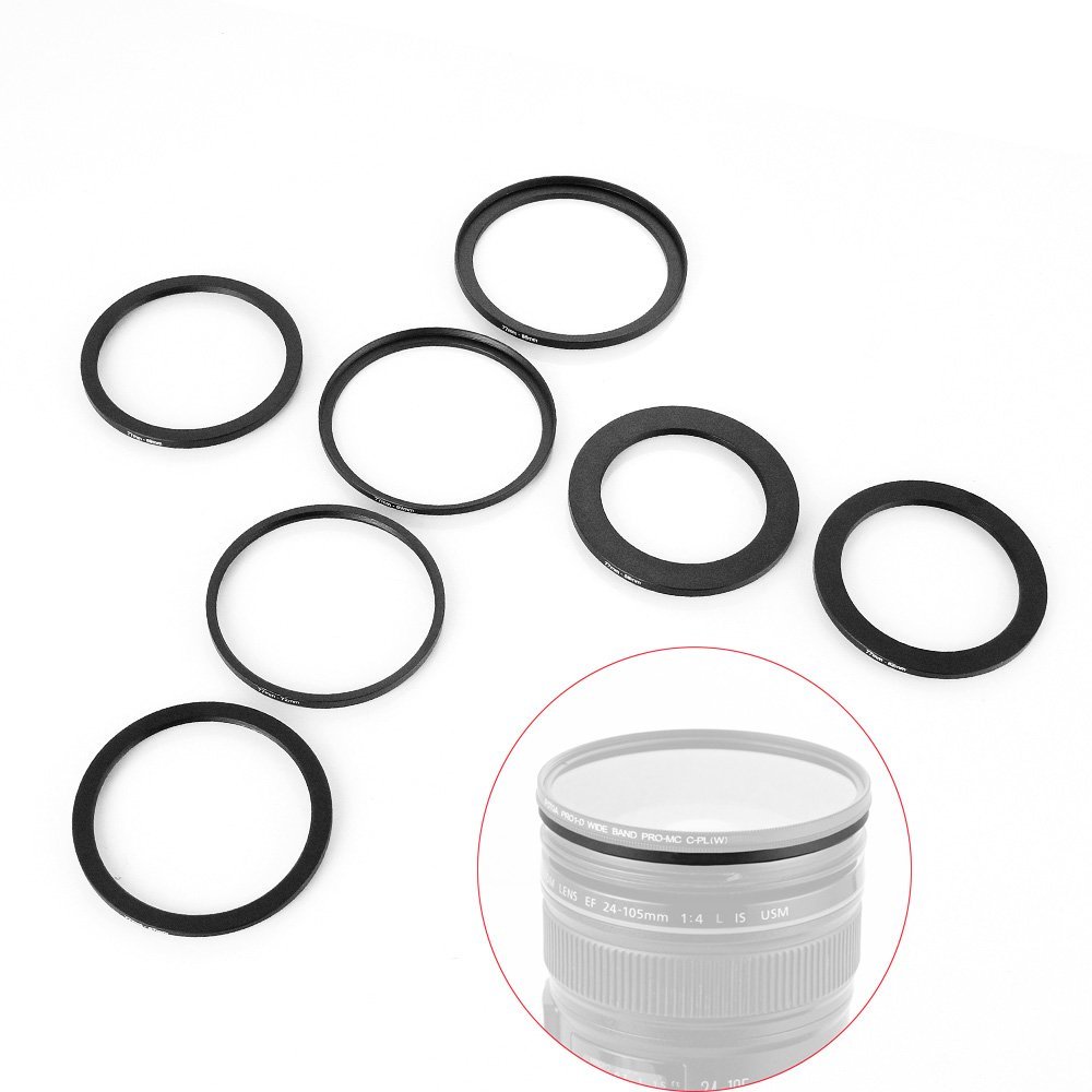 Step Up/Down Lens Filter Ring 67mm to 46 49 52 55 58 62 72 77 82 86mm HOT SALE