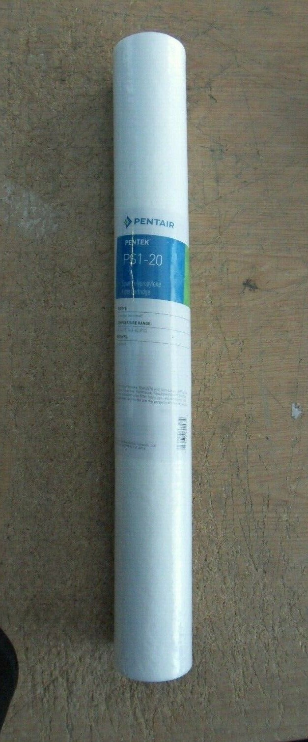 New Sealed Pentair Pentek PS1-20 Sediment Water Filter 20" X 2-3/8" Free US Ship