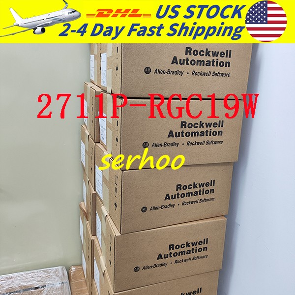 New 2711P-RGC19W Industrial HMI Screen Replacement Accessory Free Shipping