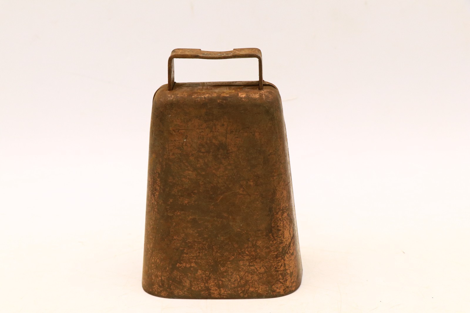 Vintage 50's 60's Cow Bell 4.5" Copper Toned